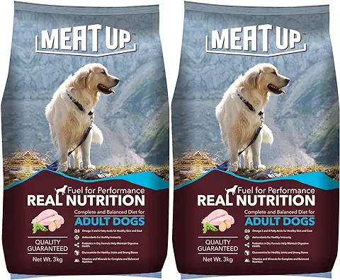 1. Meat Up Adult Dog Food 3 Kg (Buy 1 Get 1 Free ), Total 6 kg