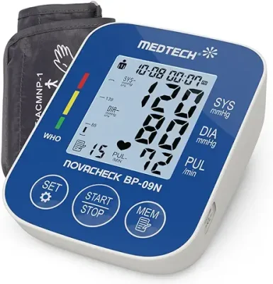 8. MEDTECH BP09N Backlight Portable Automatic Digital Blood Pressure BP Monitoring Machine