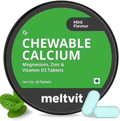 9. Meltvit Chewable Calcium Tablets 1000mg with Vitamin D3