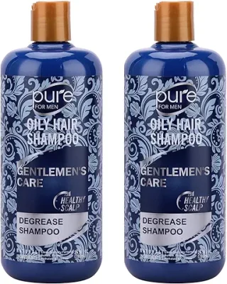 11. Men's Shampoo for Oily Hair. Gentlemen's Daily Shampoo for Full & Strong Hair. Natural Oily Hair Shampoo for Men Sulfate Free. Hair Strengthener & Itchy Scalp Shampoo Treatment - All Hair Types-2Pack