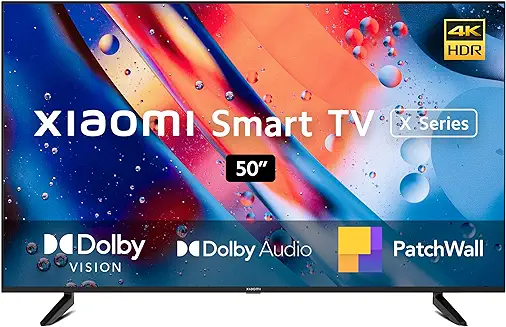 9. MI 125 cm (50 inches) X Series 4K Ultra HD Smart Android LED TV L50M7-A2IN (Black)