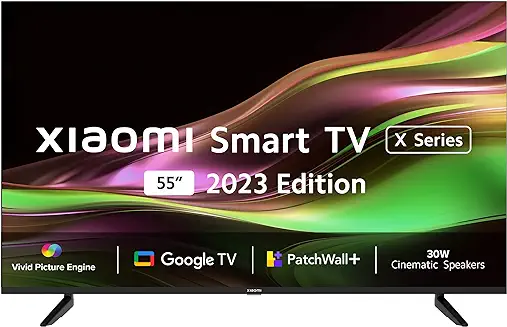 12. MI 138 cm (55 inches) X 4K Dolby Vision Series Smart Google TV L55M8-A2IN (Black)