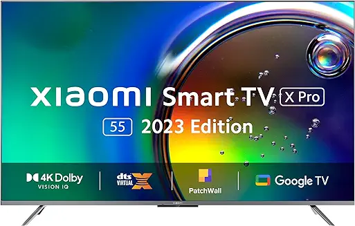 3. MI 138 cm (55 inches) X Pro 4K Dolby Vision IQ Series Smart Google TV L55M8-5XIN (Black)