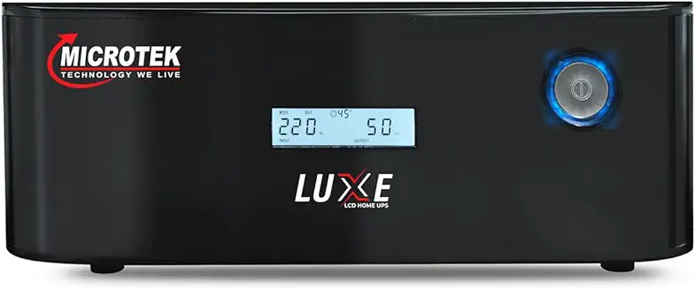 14. Microtek Luxe 1400 Pure Sine Wave 1100VA/12V Inverter, Support 1 Battery with 2 Year Warranty for Home, Office & Shops