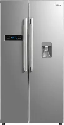 6. Midea 591L Side By Side Refrigerator with Inverter (MRF5920WDSSF, Silver, SS Finish, Water Dispenser)