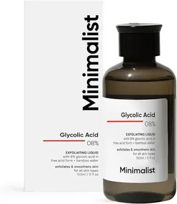 15. Minimalist 8% Glycolic Acid Toner For Glowing Skin