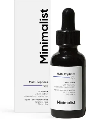 10. Minimalist Multi Peptide Night Face Serum for Ageless Younger Skin