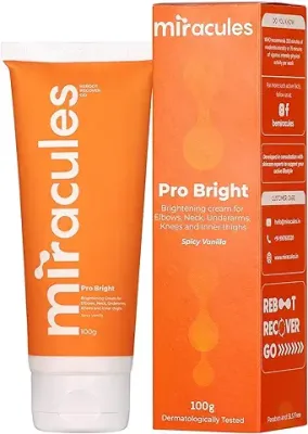 2. Miracules Pro Bright Brightening Cream for Dark Spots on Underarms