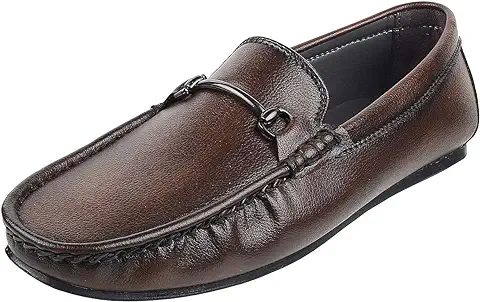 4. Mochi Men's Leather Loafers Shoes (71-8512)
