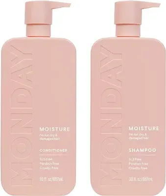 9. MONDAY HAIRCARE Moisture Shampoo + Conditioner Set