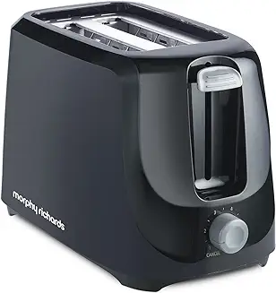 6. Morphy Richards AT 200, 2-Slice Pop-Up Toaster with Dust Cover