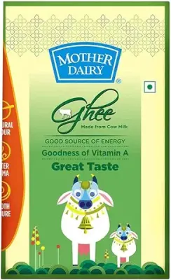 5. MOTHER DAIRY Cow GHEE CEKA Pack 1LTR