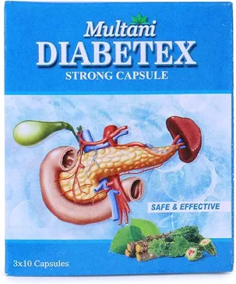 10. Multani Diabetex Strong Capsule