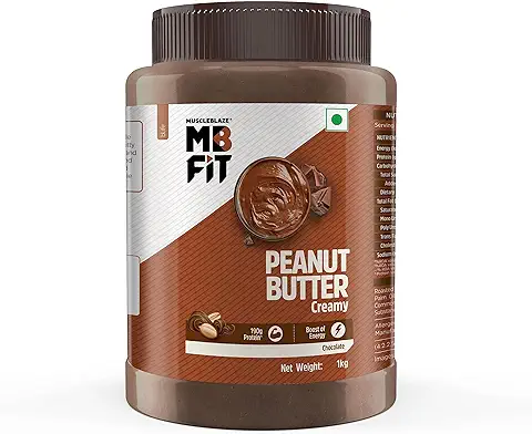 12. MuscleBlaze Chocolate Peanut Butter