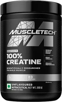 4. Muscletech Platinum 100% Creatine Powder