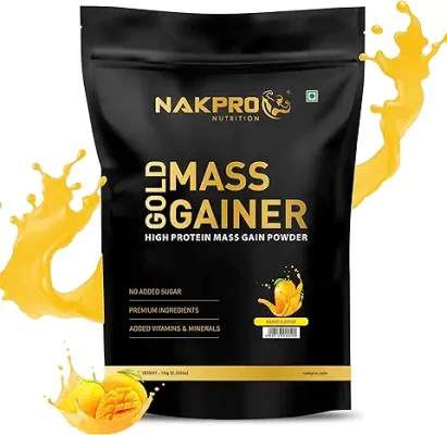 8. Nakpro Gold Mass Gainer Powder 1 Kg