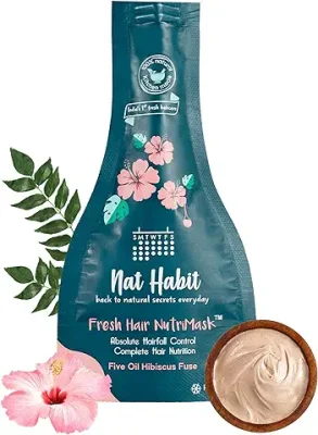4. Nat Habit Five Oil Hibiscus NutriMask-Hair Mask For Growth