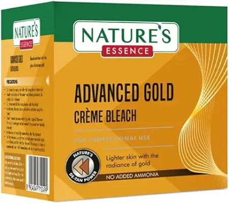 6. NATURES ESSENCE Advanced Gold Creme Bleach, 210 gm