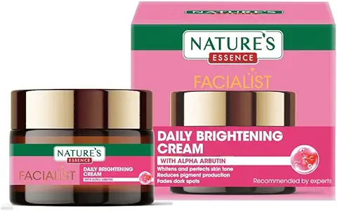 1. Nature's Essence Face Cream For Daily Use|Skin Brightening Face Cream For Women||Brightening Cream with 2% Alpha Arbutin|45gm
