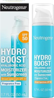 14. Neutrogena Hydro Boost Hyaluronic Acid Facial Moisturizer with Broad Spectrum SPF 50 Sunscreen