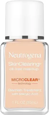 13. Neutrogena SkinClearing Oil-Free Acne and Blemish Fighting Liquid Foundation with.5% Salicylic Acid Acne Medicine