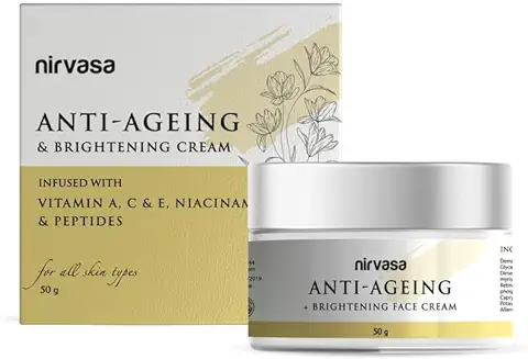 11. Nirvasa Anti Ageing & Brightening Cream with Niacinamide