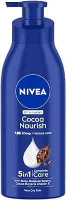12. NIVEA Cocoa Nourish 400ml Body Lotion with Deep Moisture Serum