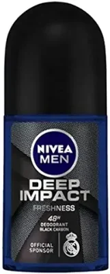 1. NIVEA MEN Deep Impact Freshness Deodorant Roll-on - For MEN, 50ml