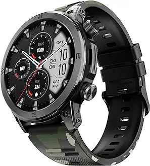 7. Noise Newly Launched Endeavour Rugged Design 1.46" AMOLED Display Smart Watch, BT Calling, SoS Feature, Rapid Health & 100+ Sports Modes- (Camo Black)