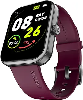 12. Noise Pulse 2 Max 1.85" Display, Bluetooth Calling Smart Watch, 10 Days Battery, 550 NITS Brightness, Smart DND, 100 Sports Modes, Smartwatch for Men and Women (Deep Wine)