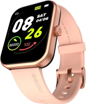 15. Noise Pulse 2 Max 1.85" Display, Bluetooth Calling Smart Watch, 10 Days Battery, 550 NITS Brightness, Smart DND, 100 Sports Modes, Smartwatch for Men and Women (Rose Pink)