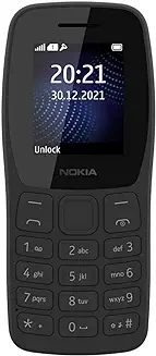 6. Nokia 105 Classic | Single SIM Keypad Phone with Built-in UPI Payments, Long-Lasting Battery, Wireless FM Radio, No Charger in-Box | Charcoal