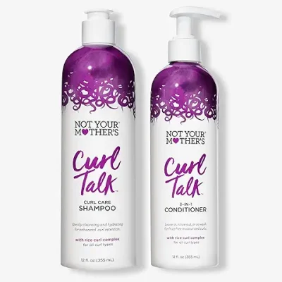 3. Not Your Mother's Curl Talk Shampoo and Conditioner - 12 fl oz (2 Pack) - Shampoo and Conditioner for Curly Hair