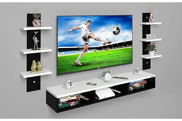 8. NS STORE Work Wall Mount Tv Entertainment Unit