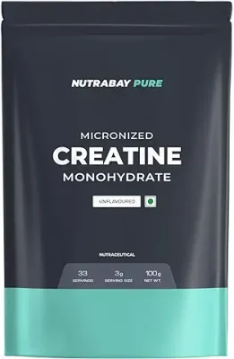 3. Nutrabay Pure Micronised Creatine Monohydrate Powder