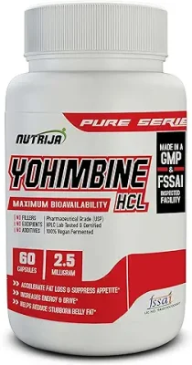 10. NutriJa Yohimbine HCL 2.5mg [Strength & Potent Fat Burner]