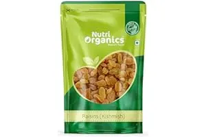 12. NutriOrganics Dry Fruits Premium Seedless Kishmish