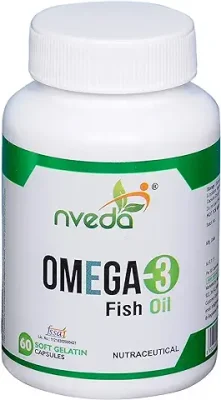 9. nveda Omega-3-Fish-Oil 1000mg For Men & Women