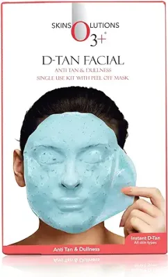 5. O3+ D-TAN Facial Kit for TAN Removal & Brightness for Tanned & Dull Skin 45g | Detan Facial Kit for TAN Removal