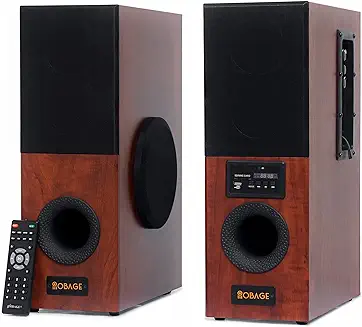 9. OBAGE DT-31 100 Watts Dual Tower Home Theatre System with Optical in