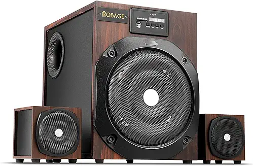 8. OBAGE HT-303 2.1 Home Theatre Speaker System with Bluetooth 5.0