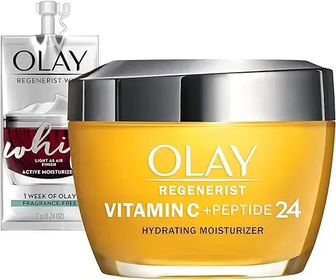 14. Olay Regenerist Vitamin C + Peptide 24 Brightening Face Moisturizer for Brighter Skin