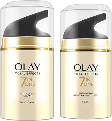 13. Olay Total Effects Slay All Day Pack - Day Cream 50gm + Night Cream 50 gm| Fights 7 Signs of Ageing | With Niacinamide and Green Tea Extracts | Normal, Oily, Dry, Combination Skin | Pack of 2