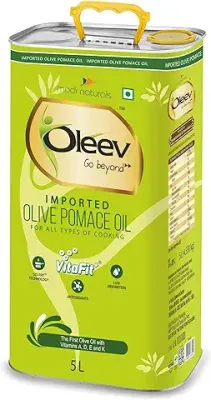 11. Oleev Olive Pomace Oil for Everyday Cooking, 5L TIN