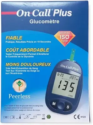 11. On Call Plus Glucometer with 10 FREE strips from ACON USA