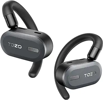 14. TOZO OpenBuds Lightweight True Open Ear Wireless Earbuds