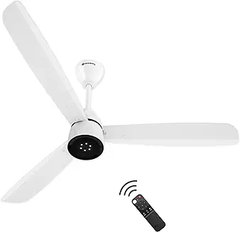 3. atomberg Renesa Enzel 1200mm BLDC Motor 5 Star Rated Sleek Ceiling Fans with Remote | Upto 65% Energy Saving | 1+1 Year Warranty (Gloss White)