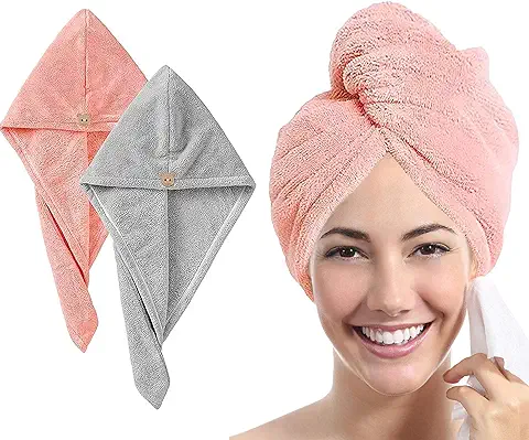 2. MAXOSHINE Hair Towel Wrap