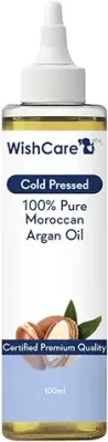 8. WishCare® 100% Pure Cold Pressed & Natural Moroccan Argan Oil