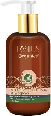 8. Lotus Organics+ Intensive Scalp Care Shampoo